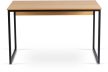Birou 120 cm, culoare stejar auriu/negru ROSS