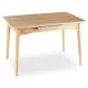 Masă ceramică extensibilă 120–160 cm, finisaj stejar SAMER