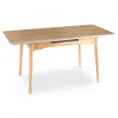 Masă ceramică extensibilă 120–160 cm, finisaj stejar SAMER