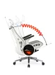 Scaun rotativ ergonomic, culoare bej SKY