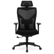 Fotoliu rotativ SPIRAL ergonomic negru