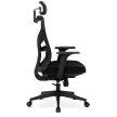 Fotoliu rotativ SPIRAL ergonomic negru