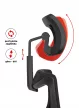 Fotoliu rotativ SPIRAL ergonomic negru