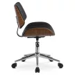 Scaun rotativ culoare negru, tapițerie piele ecologică TEKSAS