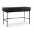 Birou 120 cm, finisaj negru riflat TRISH