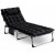 Șezlong de grădină VENUS negru