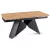 Masă ceramică extensibilă 160–240 cm, stejar/negru VERONA