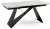 Masă extensibilă ceramică 160–240 cm, culoare marmură albă/negru VICTOR