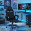 Scaun gaming rotativ culoare negru VIDAL