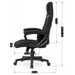 Scaun gaming rotativ culoare negru VIDAL