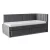 Pat VILLEMO 90x200 catifea gri