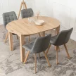 Masă de dining HARRY 102–142 cm, stejar artisan