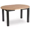 Masă extensibilă HARRY 102–142 cm, stejar Craft/negru