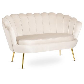 Canapea ZENDAYA crem pentru living