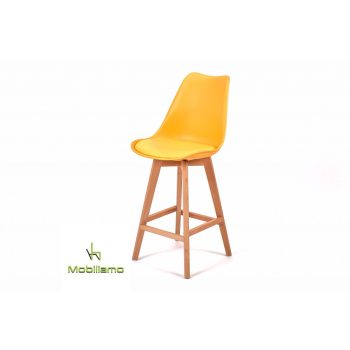 SCAUN DE BAR MONTREAL ÎN GALBEN