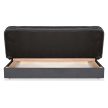 Canapea extensibilă PIANO 2 gri pentru living