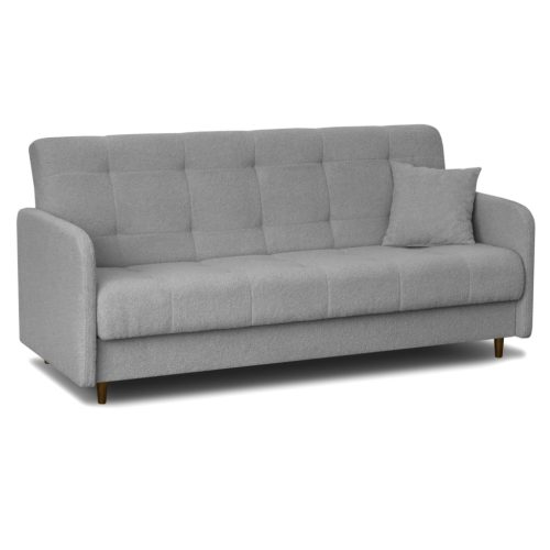 Canapea extensibilă TIVOLI cu tapițerie bouclé gri