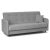 Canapea extensibilă TIVOLI cu tapițerie bouclé gri