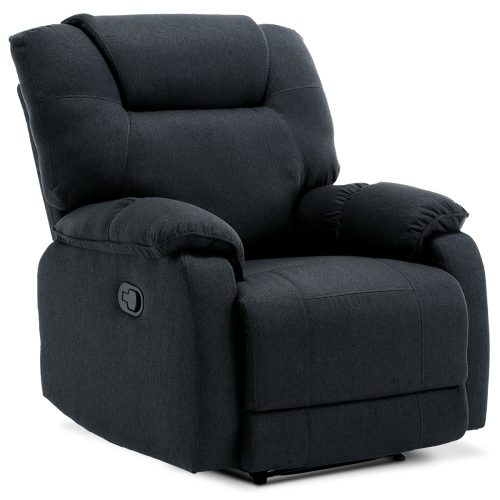 Scaun De Relaxare Reglabil Manual, Culoare Gri, Tapițat Cu Material Textil  TV-4088 , 