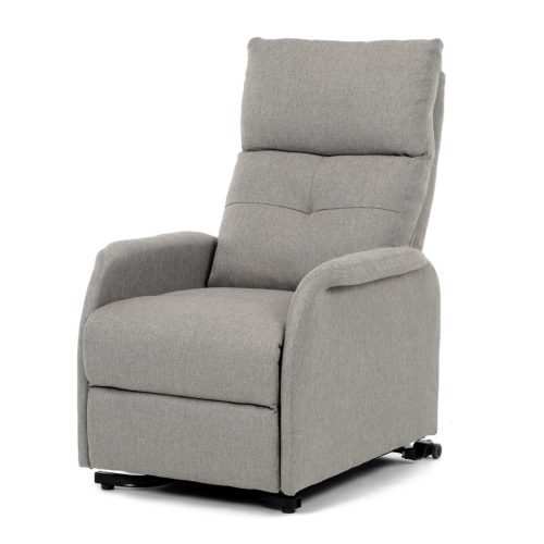 Fotoliu TV și Relax Controlat electric În culoare gri-crem