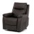 Fotoliu TV si Relax, electric, 3 motoare, stofă maro cu decor piele periată TV-5874