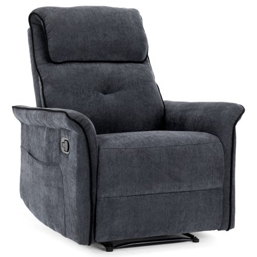  Fotoliu De Relaxare Și TV  Tapițerie Culoare Gri, Reglabil Manual, TV-7054