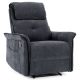  Fotoliu De Relaxare Și TV  Tapițerie Culoare Gri, Reglabil Manual, TV-7054