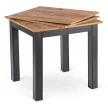 Masă extensibilă dining 80–200 cm, culoare stejar craft/negru BEN