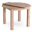 Masă de dining extensibilă 102–142 cm, finisaj stejar artisan HARRY