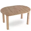 Masă de dining extensibilă 102–142 cm, finisaj stejar artisan HARRY