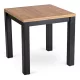 Masă extensibilă de dining 80–160 cm, culoare stejar craft/negru MAX
