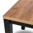Masă extensibilă de dining 80–160 cm, culoare stejar craft/negru MAX