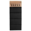 Set mobilier hol 60 cm stejar artisan/grafit – MODENA