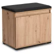 Set mobilier hol 60 cm stejar artisan/grafit – MODENA