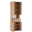 Set mobilier hol 120 cm stejar artisan/grafit – MODENA