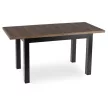 Masă extensibilă SKUBI 120-160 cm nuc-negru