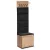 Set mobilier hol 60 cm stejar artisan/grafit – VENORNA
