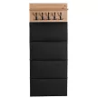 Set mobilier hol 60 cm stejar artisan/grafit – VENORNA