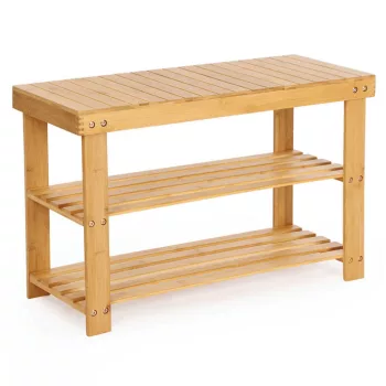 Suport pantofi, bambus, natural, ABO-E1004 NAT