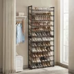 Suport pantofi, metal, negru, ABO-E1112 WT