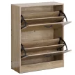 Suport pantofi (dulap), MDF, maro, ABO-G1014 OAK