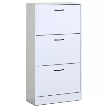 Suport pantofi (dulap), MDF, alb, ABO-G1016 WT