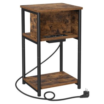   Măsuță auxiliară 30x34x58 cm, MDF, lemn rustic, AFK-E1175 OLW