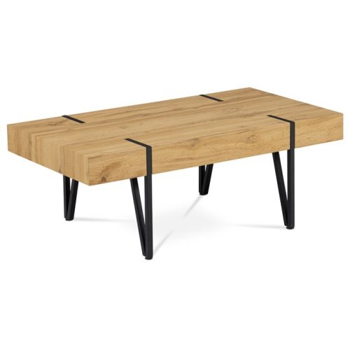 Măsuță de cafea 110×60×42 cm, MDF, stejar sălbatic, AHG-233 OAK