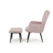 Fotoliu de relaxare roz din material corduroy. AK-L7285 PINK6