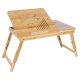 Măsuță auxiliară 75x35x29 cm, bambus, AKF-E1002 NAT