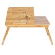 Măsuță auxiliară 75x35x29 cm, bambus, AKF-E1002 NAT