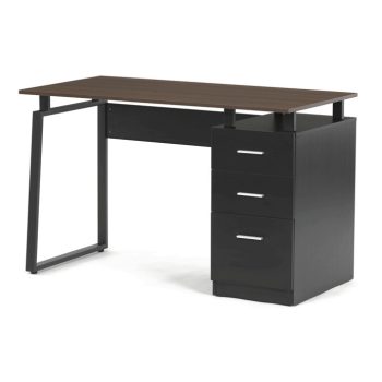 Birou 120×60 cm, melamină, culoare nuc. APC-3218 OAK