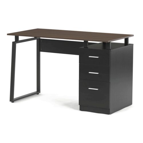 Birou 120×60 cm, melamină, culoare nuc. APC-3218 OAK