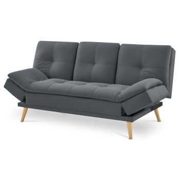   Canapea pentru trei persoane, material textil gri. ASB-4720 GREY2